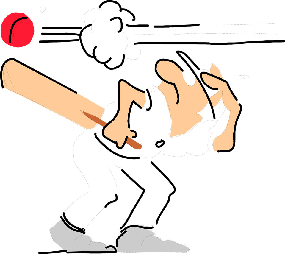 Free Stock Photo - Cricket Gif Clipart (958x853), Png Download