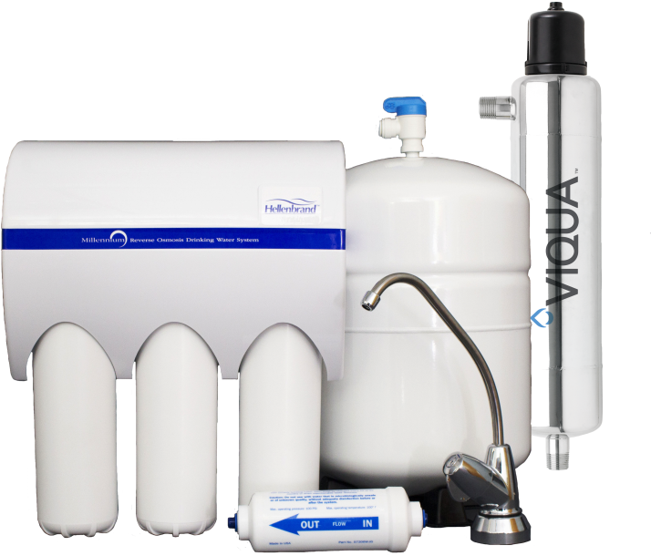 Reverse Osmosis Water Purifier Transparent Background - Viqua Uv Max D4 - Whole House Uv (12 Gpm) (845x684), Png Download