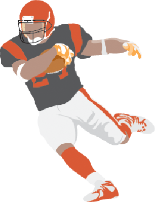 Kick American Football (306x399), Png Download