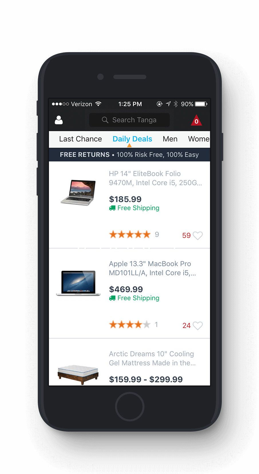 Get The Tanga App - Mobile Phone (905x1655), Png Download