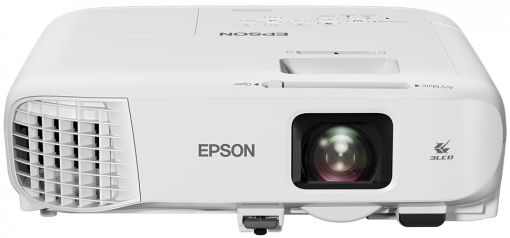 Epson Eb-2042 - Epson Eb-x05 - Portable Xga 3lcd Projector (510x238), Png Download
