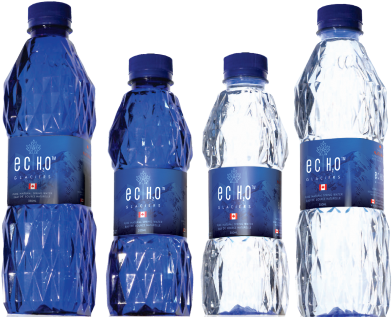 Ech2o Glaciers Tm - Bottle (1024x742), Png Download