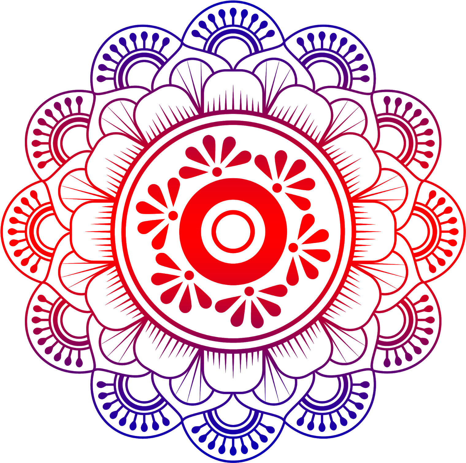 Png Flower Images Download - Circle (1600x1600), Png Download