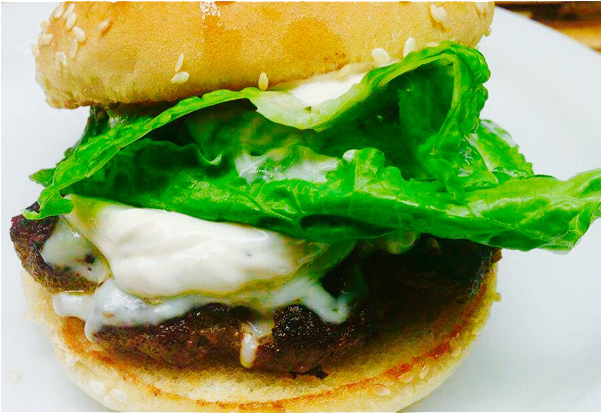Caesar Burger Image - Hamburger (600x600), Png Download