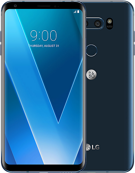 The Lg V30 Was Launched After The Lg G6 As A Bigger - Samsung Full Display (556x712), Png Download