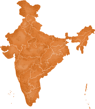 Regions - Kerala In India Map (410x457), Png Download