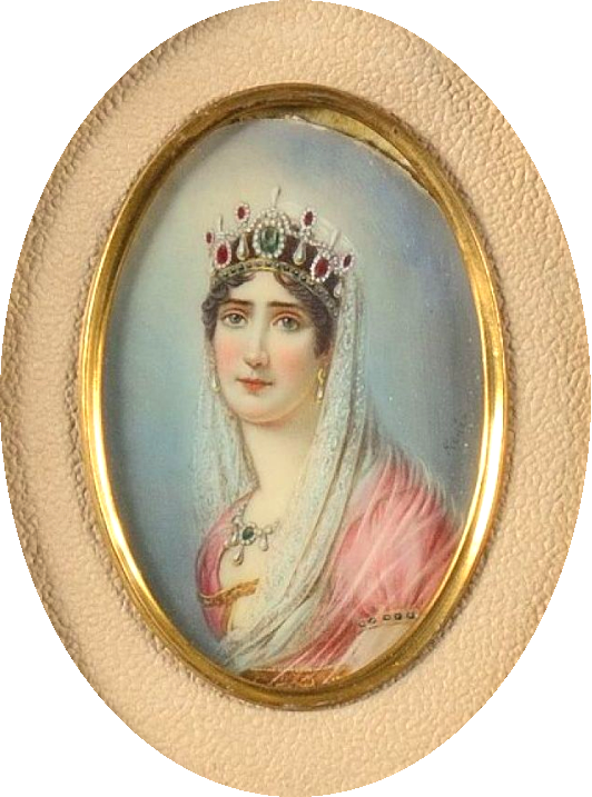 The Empress - Embroidery (532x717), Png Download