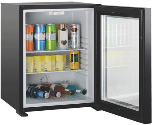 Elanpro Stainless Steel Hotel Mini Bar Refrigerator, - Mini Refrigerator Price Online India (500x410), Png Download