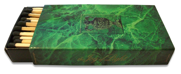 Lcwgb02 Doublepheasantbig Joy Of Light Matchboxes 008 - Floral Design (620x255), Png Download