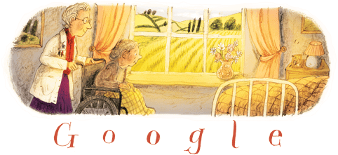 Today's - Cicely Saunders Google Doodle (550x220), Png Download