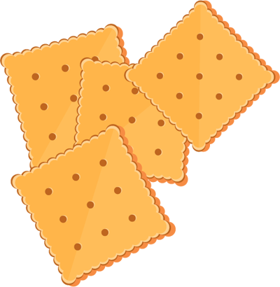 Cracker Clipart Transparent Background (400x410), Png Download