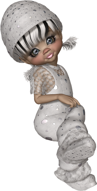 Discover Ideas About 3d Background - Doll (628x640), Png Download