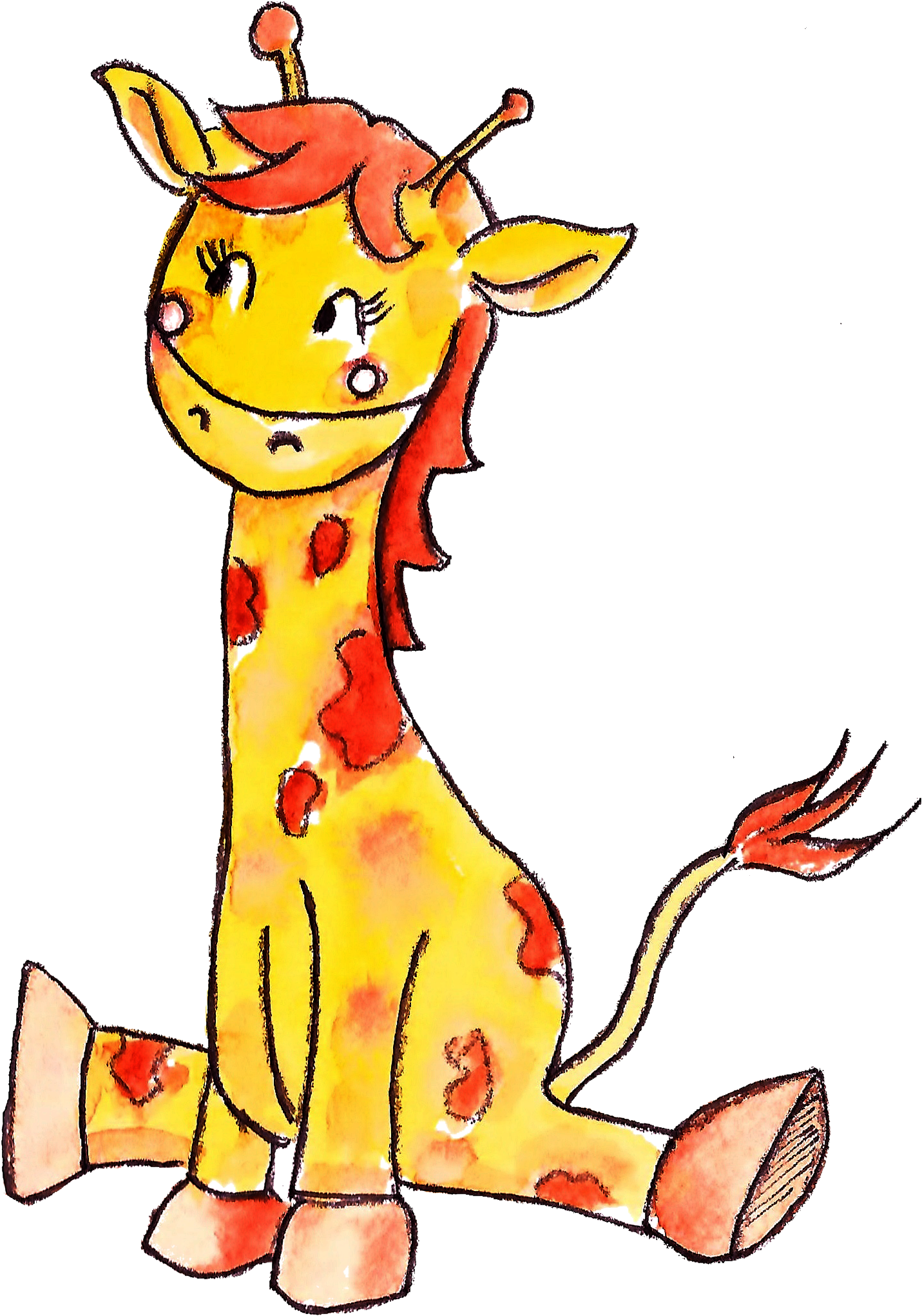 Baby Yoga - Giraffe (1790x2280), Png Download