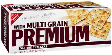 Nabisco Premium Multi Grain Saltine Crackers (400x400), Png Download