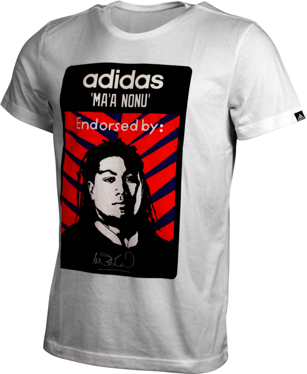 47003 All Blacks Mens Maa Nonu White T - Active Shirt (740x740), Png Download