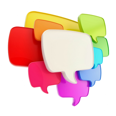 Online Live Chat - Chat Clip Art Transparent (380x380), Png Download