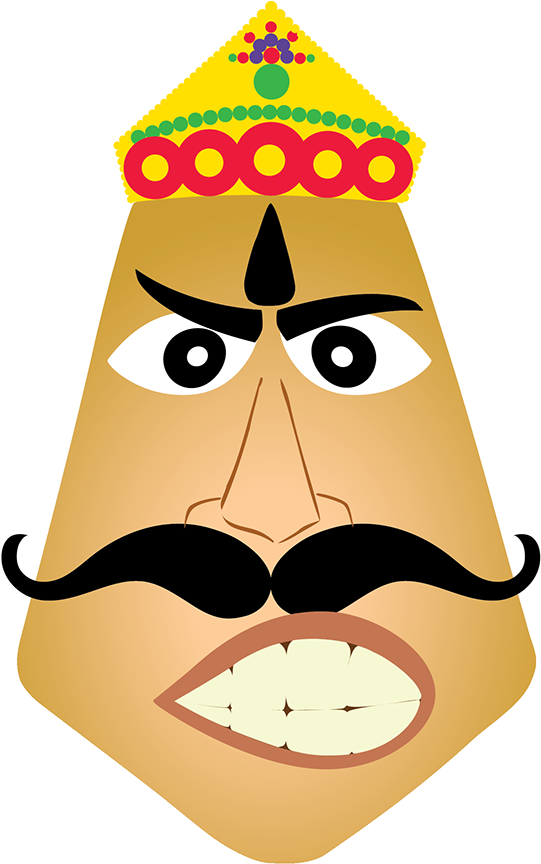 Ravan Illustration - Ravan Png (600x962), Png Download