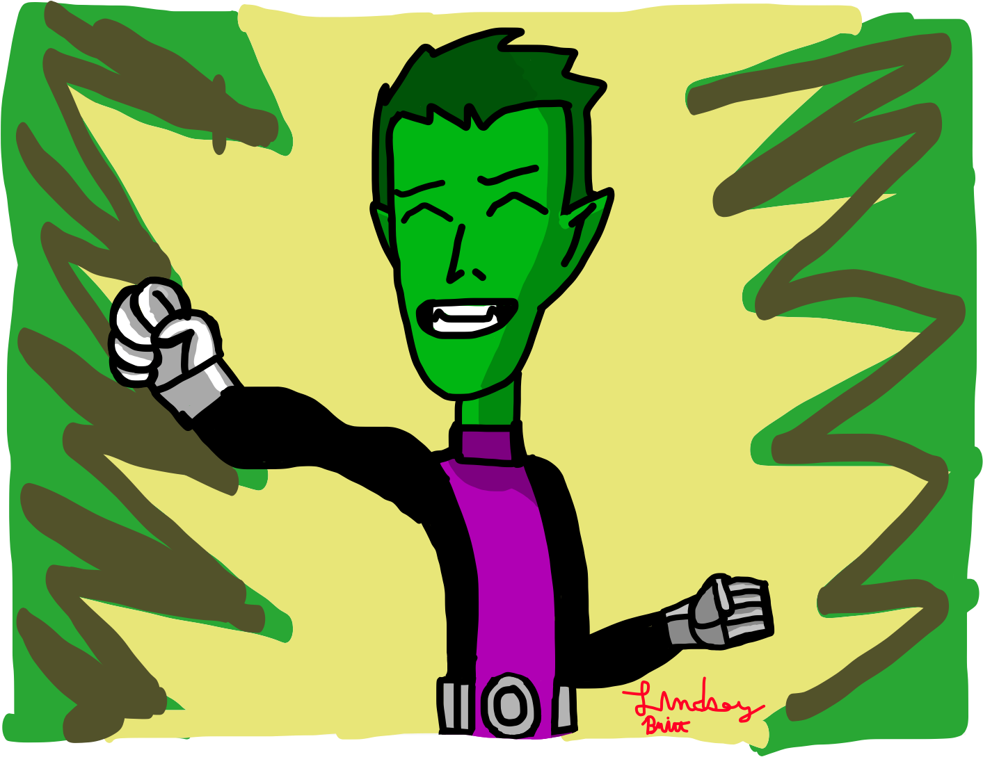 Robins - Beast Boy (2048x1536), Png Download