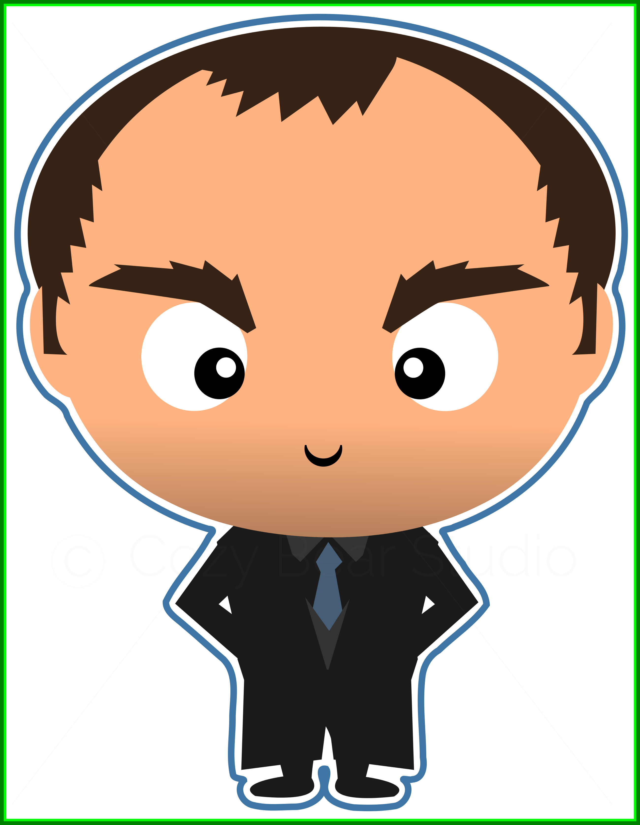 Appealing Best Character Material U Picture For - Supernaturals Clip Art (2600x3350), Png Download