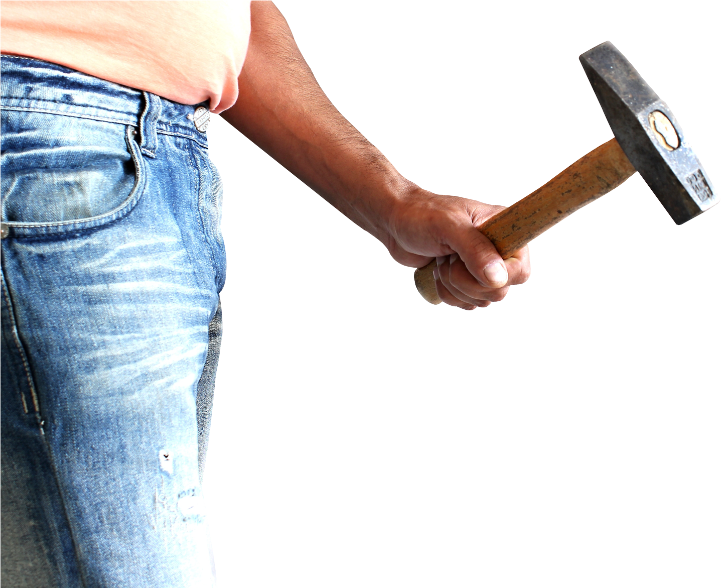 Man With Hammer Png Image - Man With Hammer Png (1755x1170), Png Download