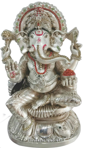 Chaturbhuja Ganesha (291x500), Png Download