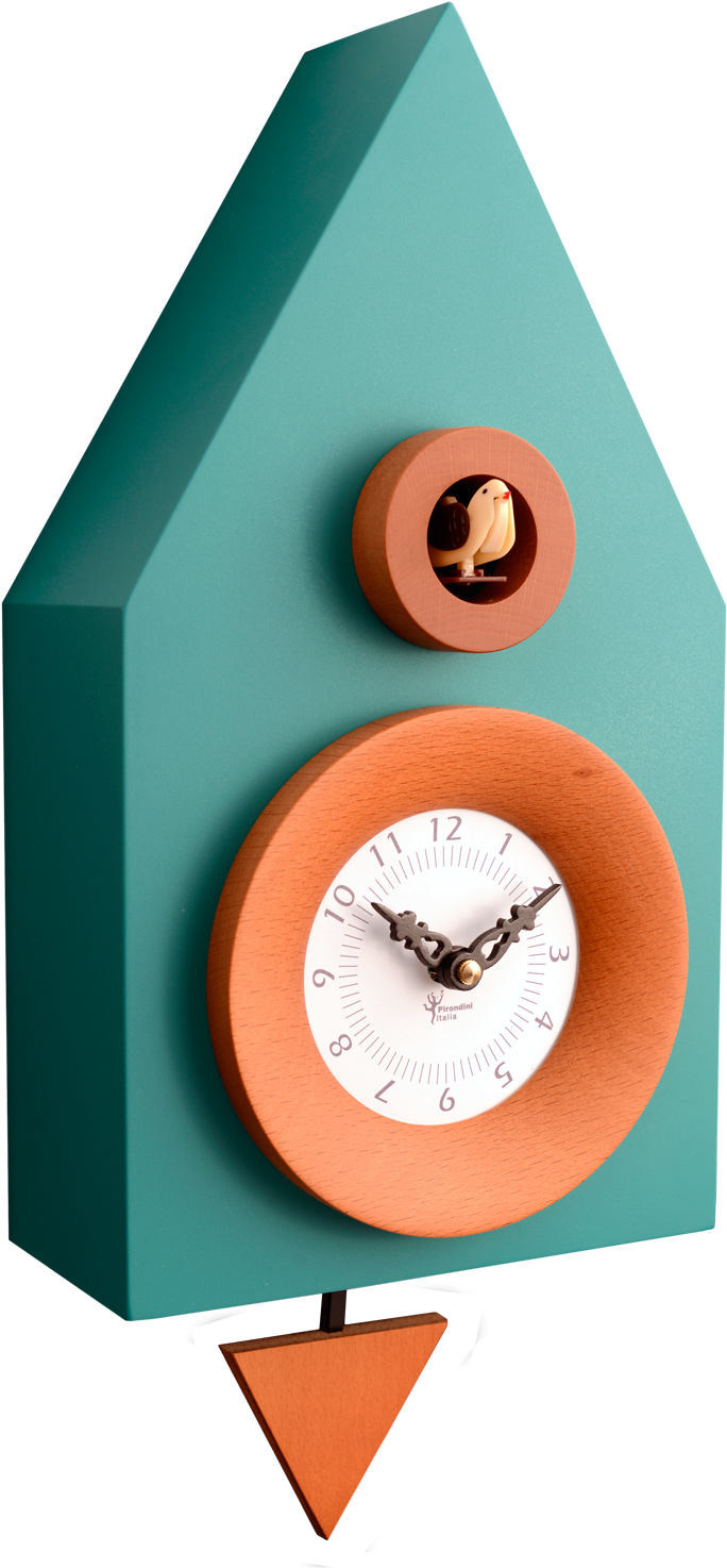 114-verde - Cuckoo Clock (851x1500), Png Download