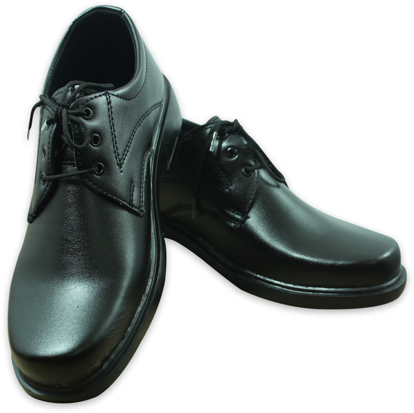 Download Black School Shoes Png PNG Image with No Background