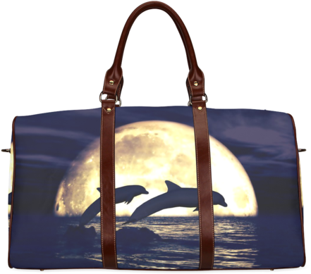 Sale Psylocke Waterproof Travel Bag With Dolphins Print - Interestprint Custom Sugar Skull Travel Bag /duffel (480x480), Png Download