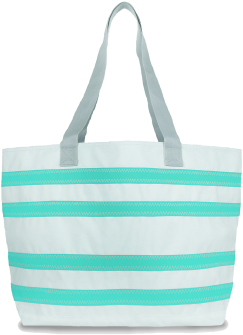 Aquarius Sport Cabana Stripe Tote - Lemon Chiffon (350x350), Png Download
