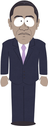 South Park Obama (960x540), Png Download