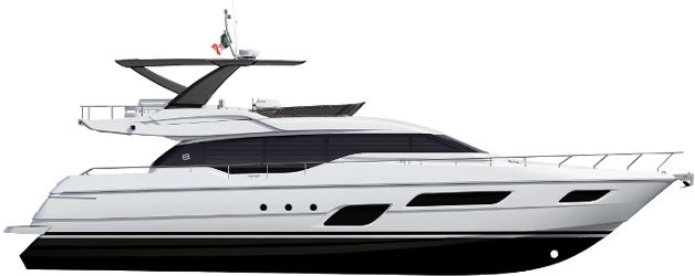 Ferretti Yachts - Luxury Yacht (665x250), Png Download