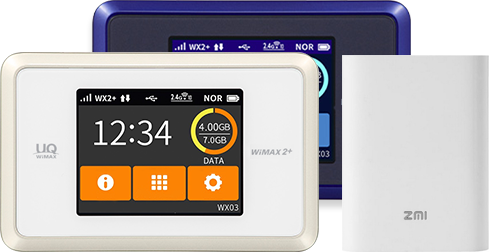 Wifi - Uq Wx03 Speed Wi-fi Next ケース モバイル ルーター 保護 フィルム 付 (ライトグレー) (489x252), Png Download