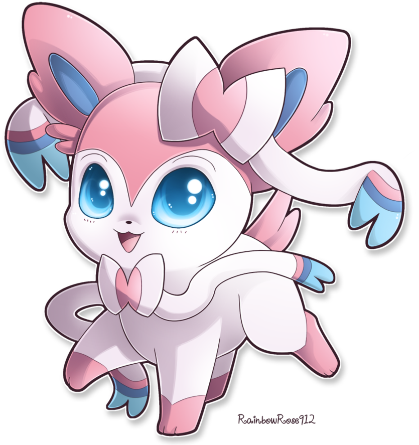 Chibi Sylveon - Sylveon Chibi (894x894), Png Download