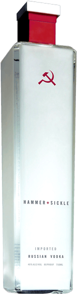 Hammer & Sickle Vodka - Hammer And Sickle Vodka (300x600), Png Download