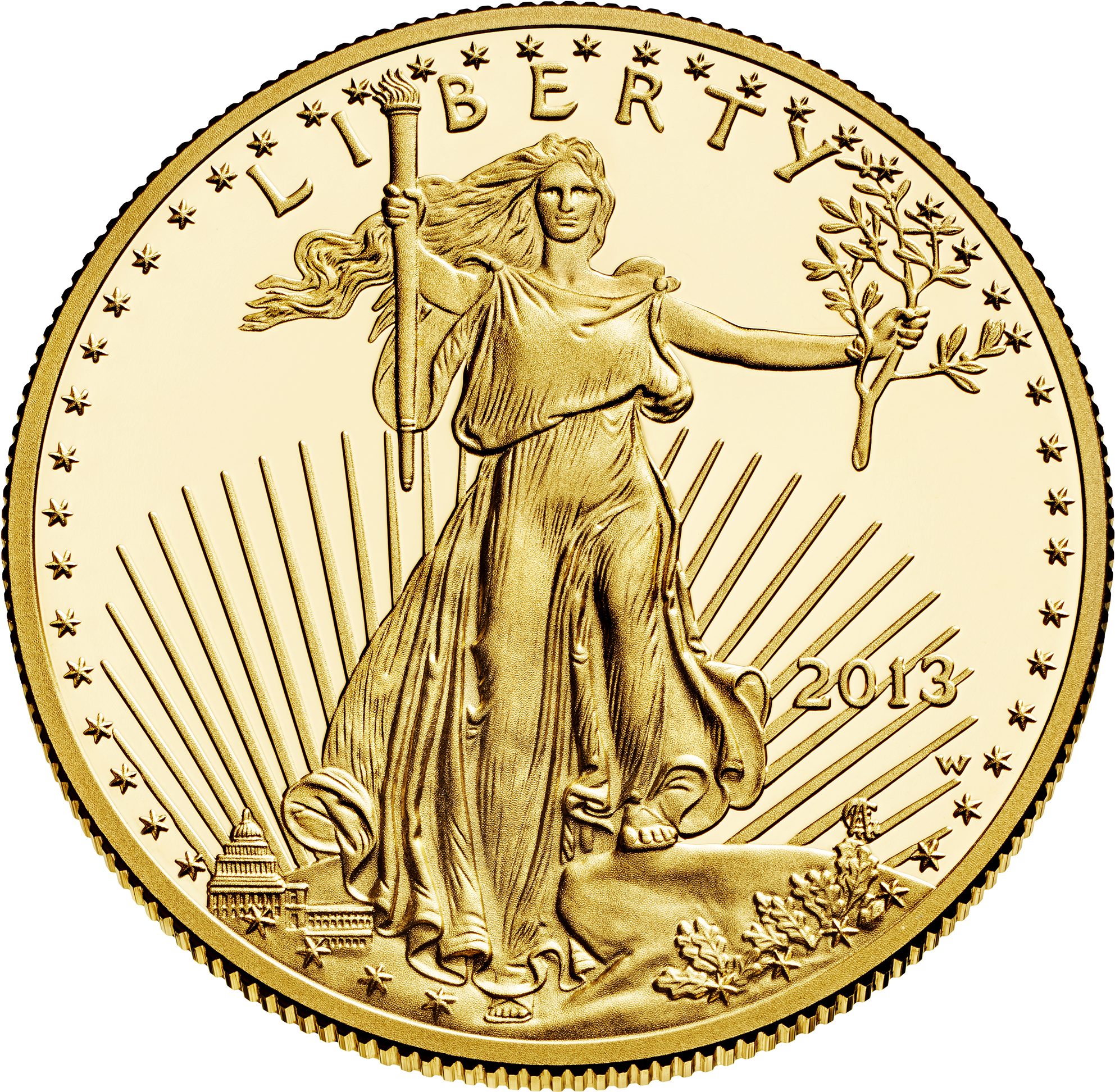 Gold Eagle Coins (1200x1200), Png Download