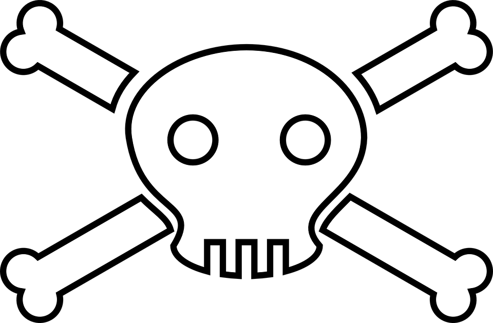 Skull And Crossbones - Clipart Death (700x457), Png Download