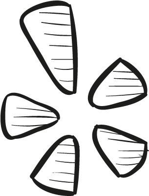 Yelp Draw Logo Vector - Social Media (400x400), Png Download