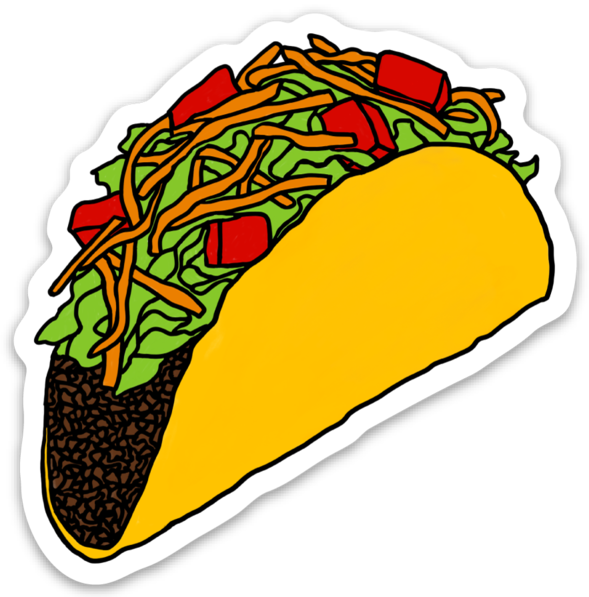 Taco Magnet - Onetaco - An Urban Taqueria (589x597), Png Download