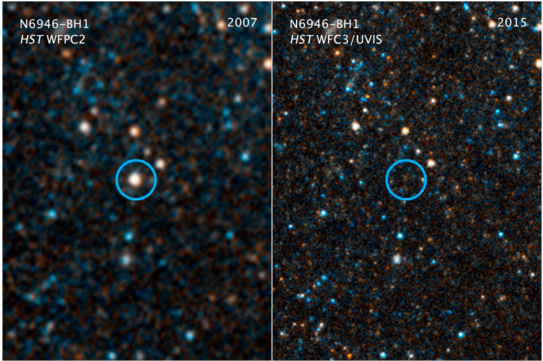 Low Stscihp1719bd1280x720 - Black Hole Picture Hubble Real (640x360), Png Download