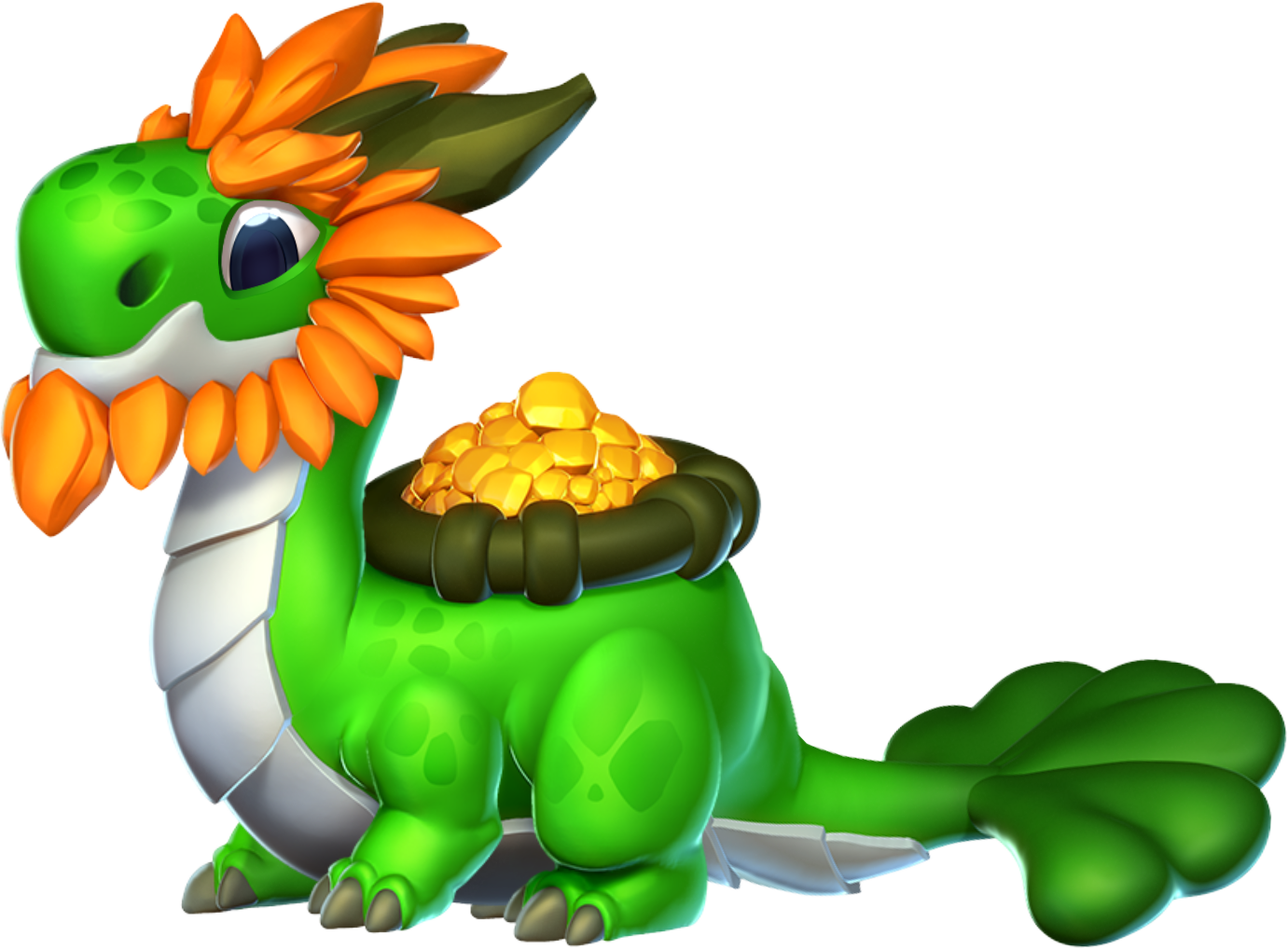 Shamrock Dragon - Дракон Shamrock (1381x1018), Png Download