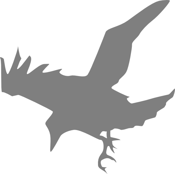 Raven Svg Clip Arts 600 X 597 Px (600x597), Png Download