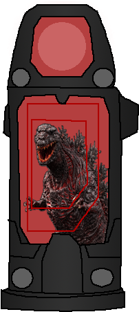 Shin Godzilla Shin Godzilla - Ultraman Geed Capsule Png (450x450), Png Download
