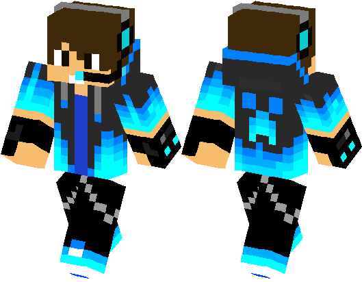 Cool Fire Skin Minecraft (528x418), Png Download