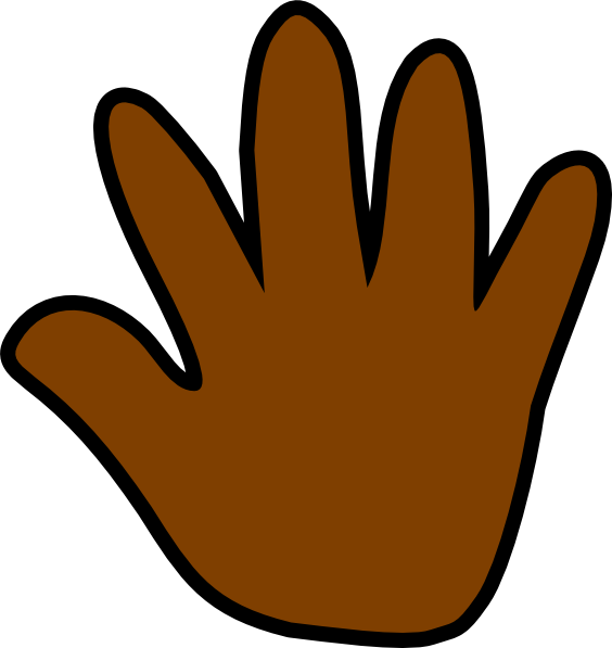 Dark Brown Clip Art At Clker Com - Crayon Brown Clip Art (564x597), Png Download