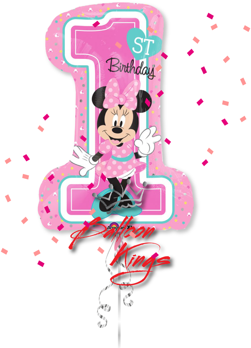 Top 36+ imagen 1st birthday minnie mouse background - Thpthoanghoatham ...