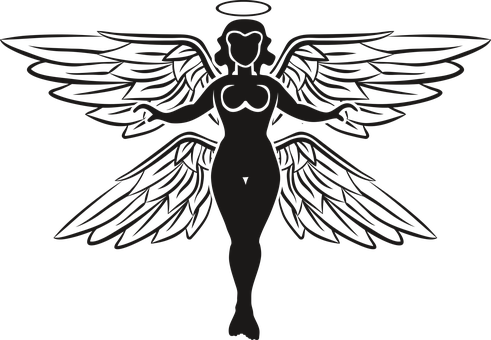 Angel, The Archangel, Character, Halo - Angel (491x340), Png Download