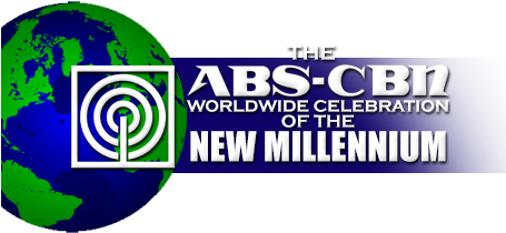 Abs Cbn Y2k Celebration - World Globe (524x254), Png Download