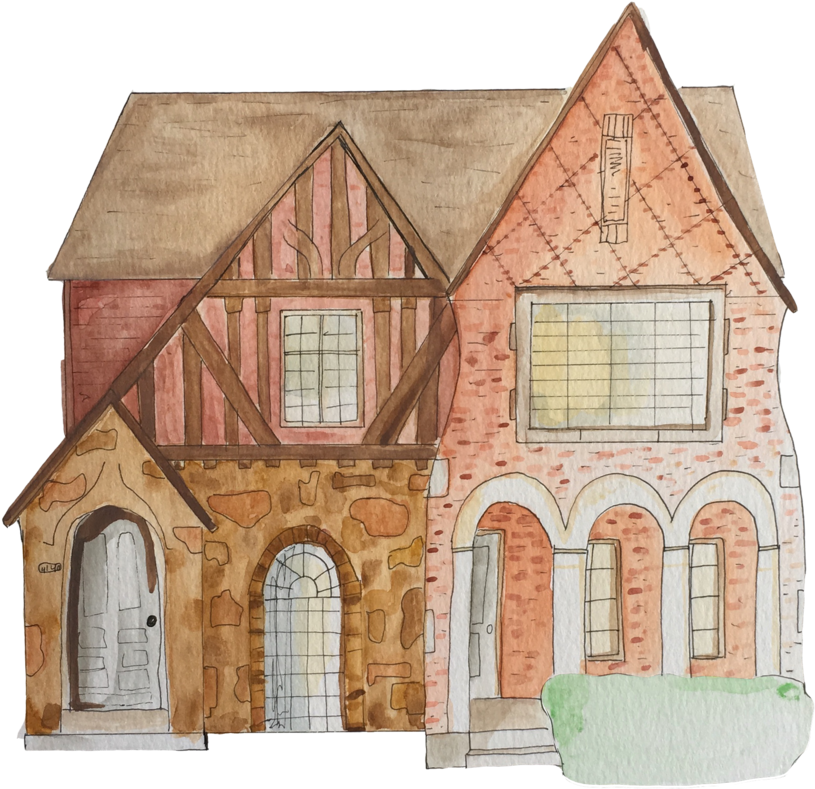 Clare House - Portable Network Graphics (1000x996), Png Download