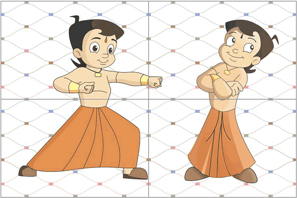 Size - Chhota Bheem Jaggu Bandar (600x600), Png Download