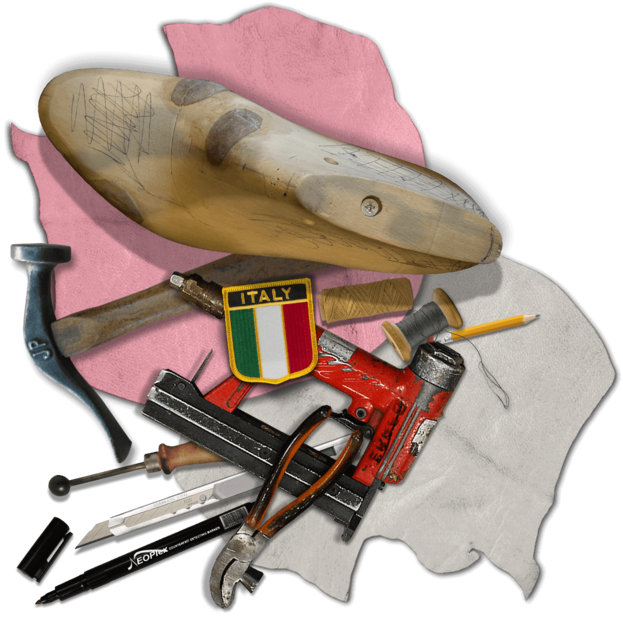 All Custom Shoes Are Handmade By Master Italian Craftsman - Wedge (623x617), Png Download